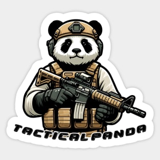 Tactical Panda Sticker